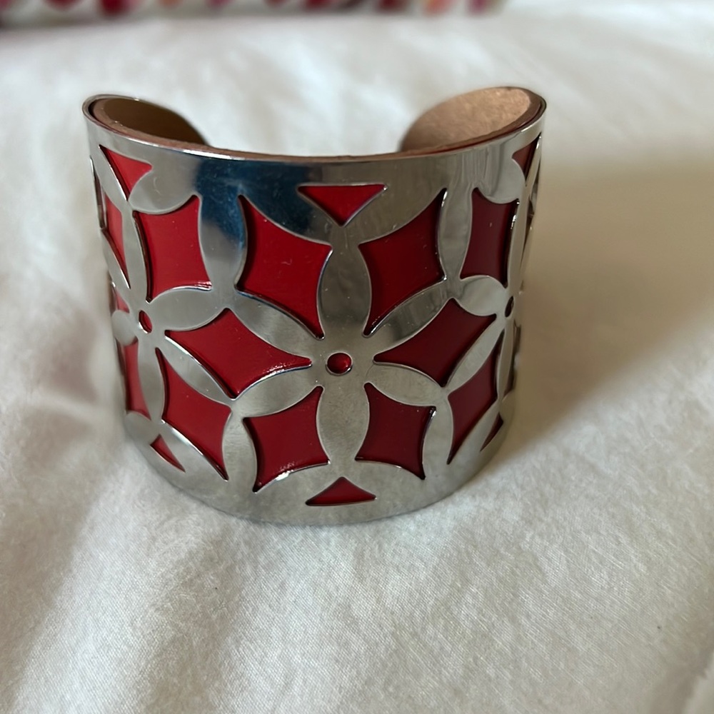 Cork backed cuff bracelet